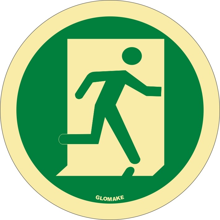 EMERGENCY EXIT (RUNNING MAN, RIGHT) 
(GR 02)